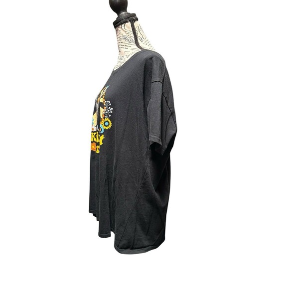 Womens Black Graphic T  "Keepin' It Rural" Chicken Farm Country Gildan Plus 2X - Picture 3 of 6